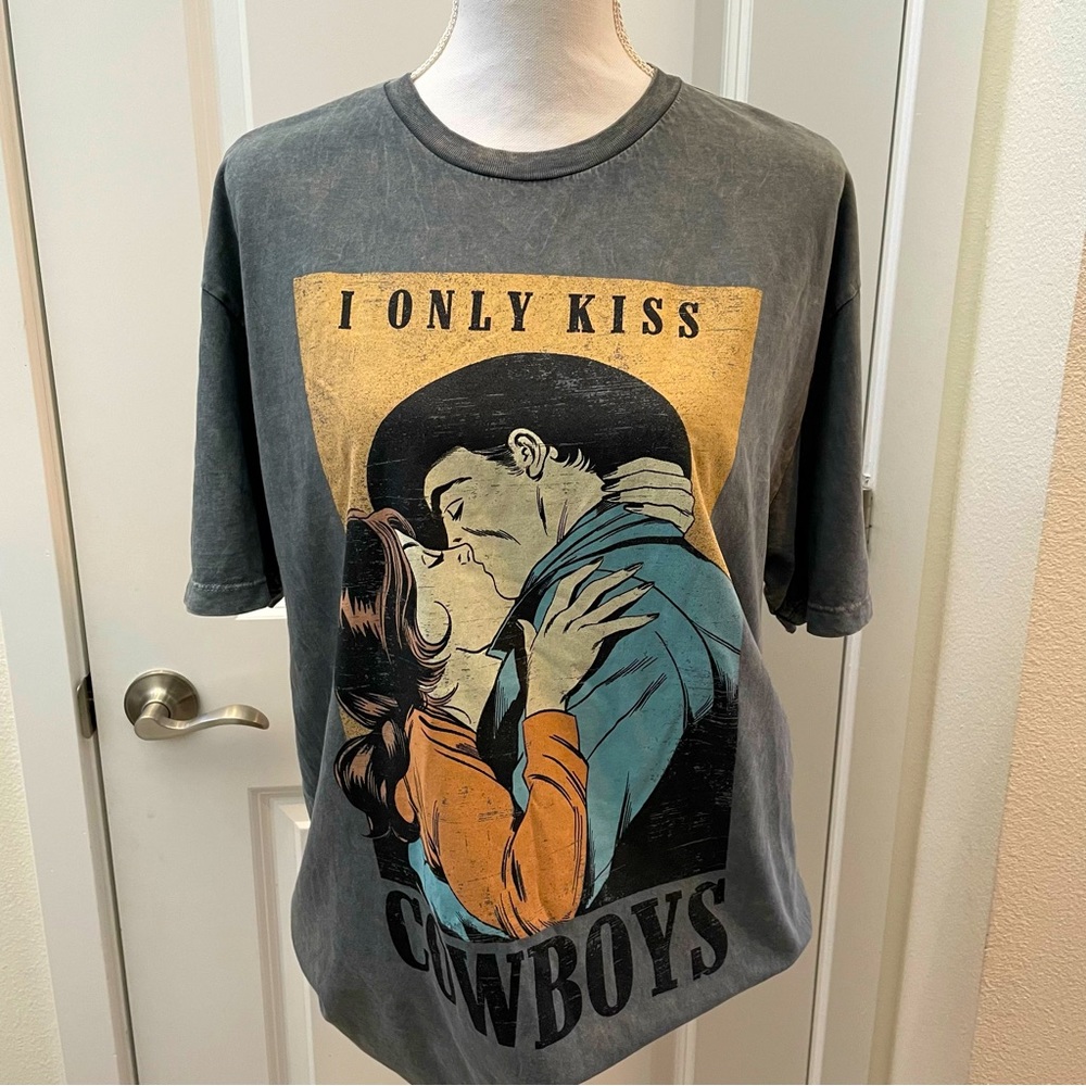 “I Only Kiss Cowboys” T-shirt